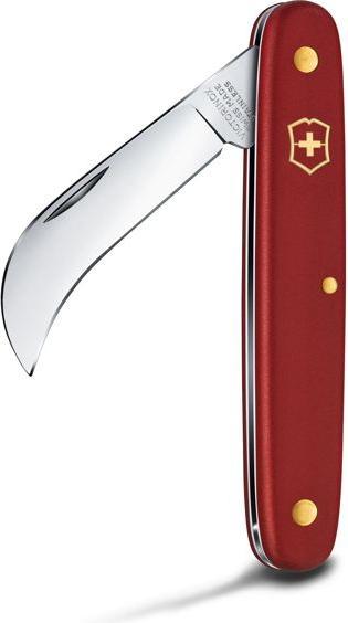 Victorinox Taschen-/Gartenmesser, 1 Funktion, Gebogene Klinge, rot