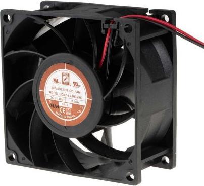 Image du produit Rs Pro Ventilateur axial cc 80mm 168m3/h 48Vcc (80 mm)