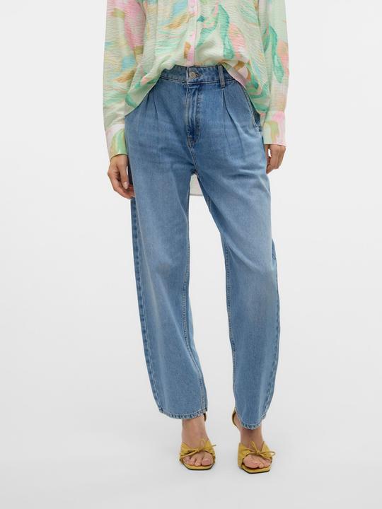 Actual product image Vero Moda VMETNA Hohe Taille Barrel Fit Jeans Straight-Fit (W25/L30)