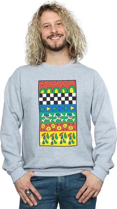 Immagine prodotto Disney Donald Duck Vintage Pattern Felpa Uomo (M)