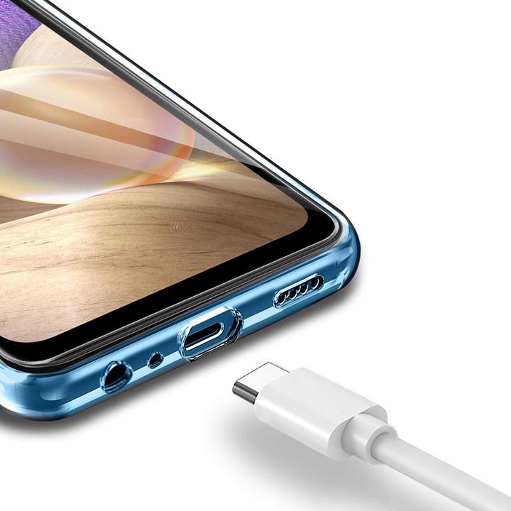 Actual product image PhoneLook Cover Rubber Silicone Gel Simple Super Clear Flexible (Samsung Galaxy A32 5G)