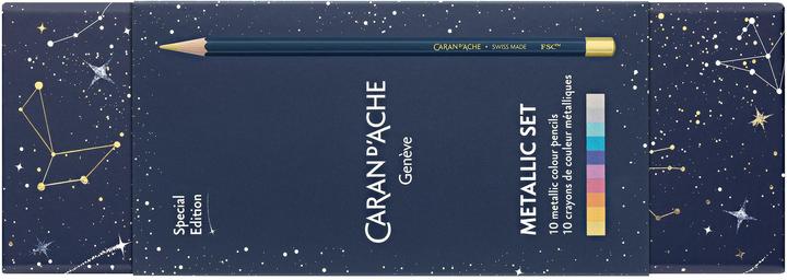 Produktbild Caran d'Ache Cosmic Blue Farbset Sonderedition (Mehrfarbig, 10 x)