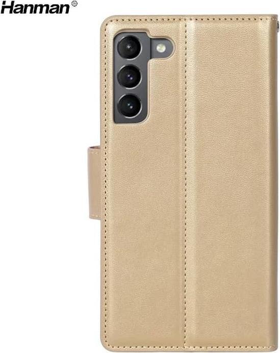 Image du produit Hanman Samsung Galaxy A52s 5G (2021) / A52 4G/5G (2021) - Étui à charnière en métal avec 3 fentes pour (Samsung Galaxy A52, Samsung Galaxy A52 5G, Samsung Galaxy A52s 5G)