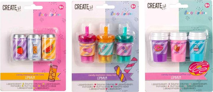 Image du produit Create It! Baume à lèvres Candy, 3 pcs.