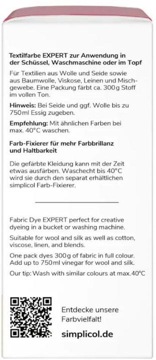 Produktbild Simplicol Textilfarbe expert (fuchsiapink, 150 ml)