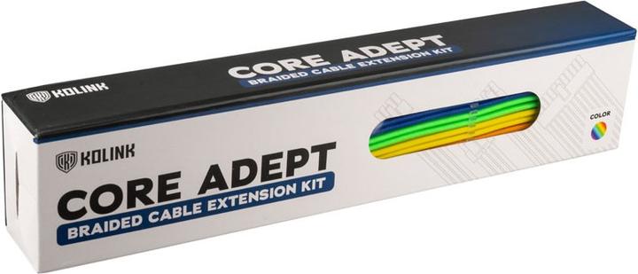 Produktbild Kolink Core Adept Braided Cable Extension Kit - Rainbow