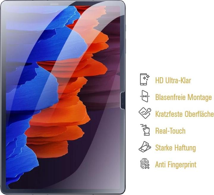 Produktbild Protectorking 4x 9H Panzerglas flexibel HD Klar (4 Stück, Galaxy Tab S8 Plus)
