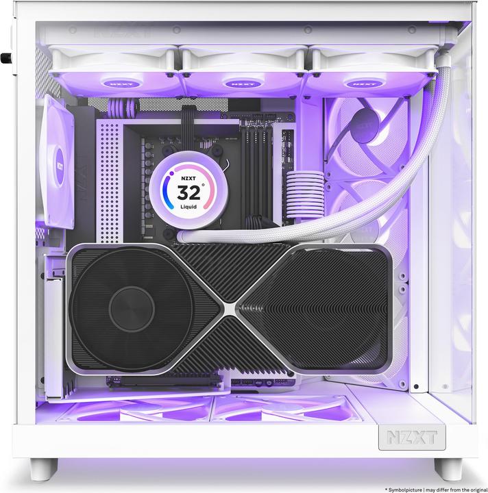 Actual product image NZXT H6 Air Flow RGB (mATX, Mini-ITX, ATX)