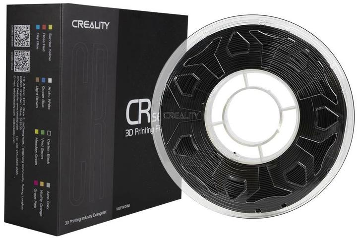 Image du produit Creality Filament CR-PLA noir, 1.75 mm, 1 kg (PLA, 1.75 mm, 1000 g, Noir)