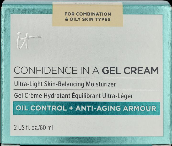 Produktbild It Cosmetics Confidence in a Gel Cream Oil Control Hydrating Oil-Free Face Moisturizer with Niacinam (60 ml, Gesichtsgel)