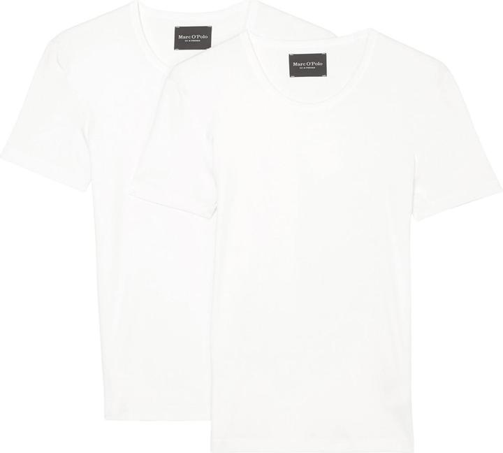 Marc O'Polo 2er Pack Iconic Rib Organic Cotton Unterhemd / Shirt Langarm