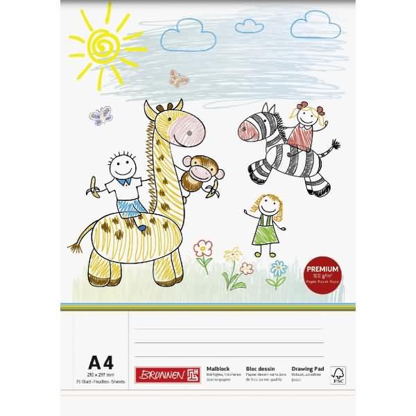 Produktbild Malblock, DIN A4, 75 Blatt (A4)
