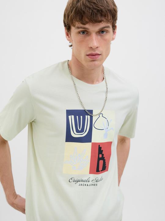 Actual product image Jack & Jones Gedruckt Rundhalsausschnitt T-shirt T-shirt (XL)
