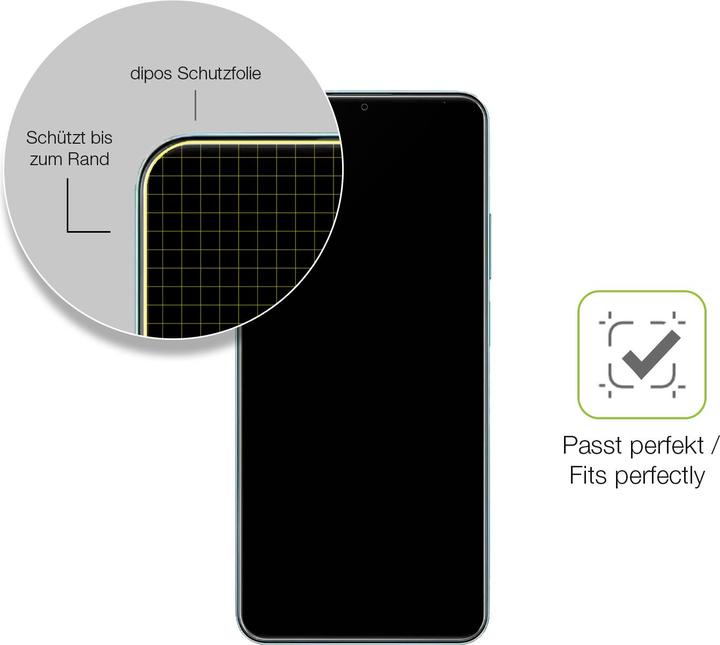 Actual product image Dipos Full Cover Screen Protector Matte (1 Piece, Realme Note 50)