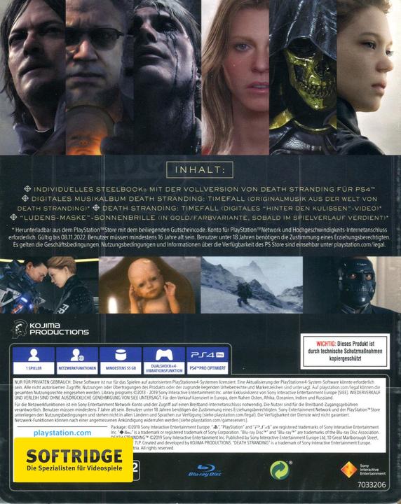 Produktbild Sony Death Stranding - Special Edition (PS4, DE)