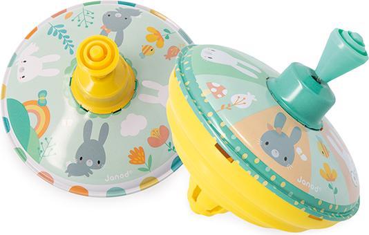 Image du produit Janod Pure Toupies Metal Lapins