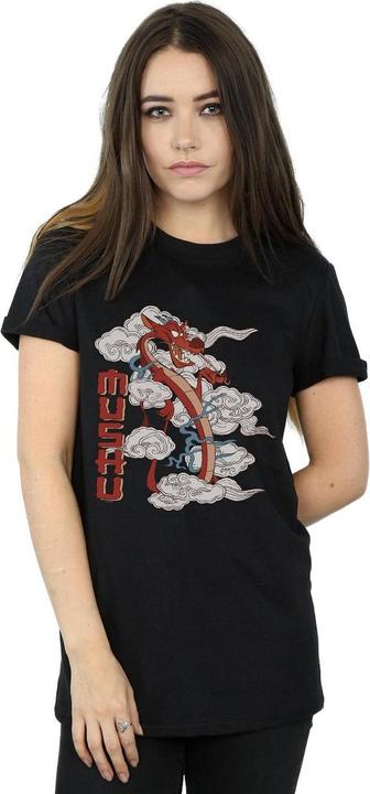 Immagine prodotto Disney Mulan Mushu Dragon Maglietta Ampia Donna (S)