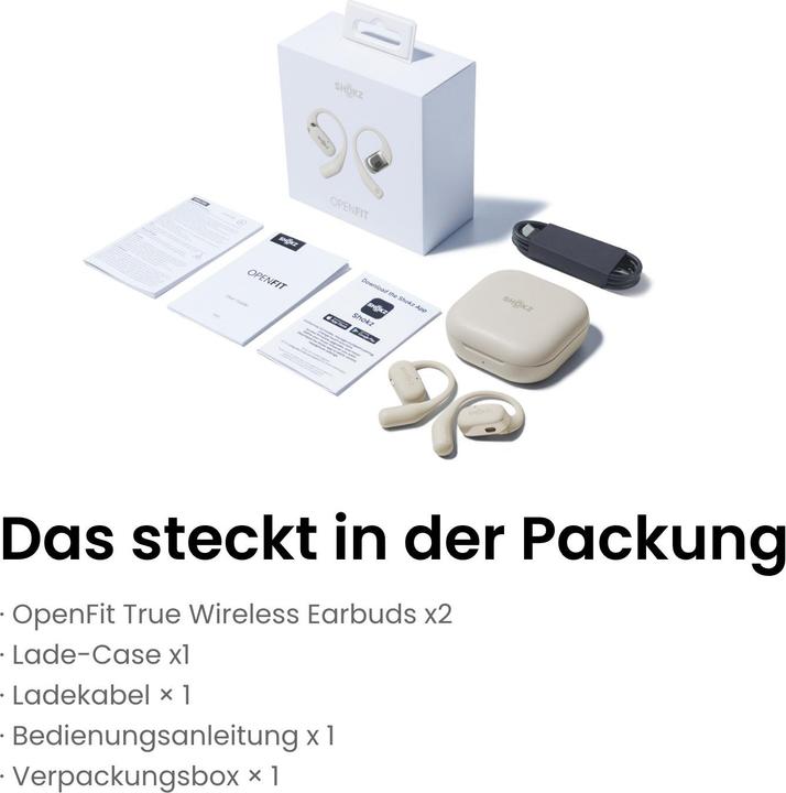 Image du produit Shokz OpenFit (NC, 7 h, Sans fil)