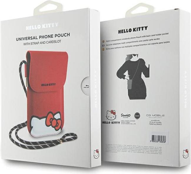 Image du produit Hello Kitty Torebka HKOWBPSCKER czerwony/red Leather Hiding Kitty Cord