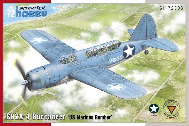 Actual product image Special Hobby SB2A-4 Buccaneer US Marines Bomber