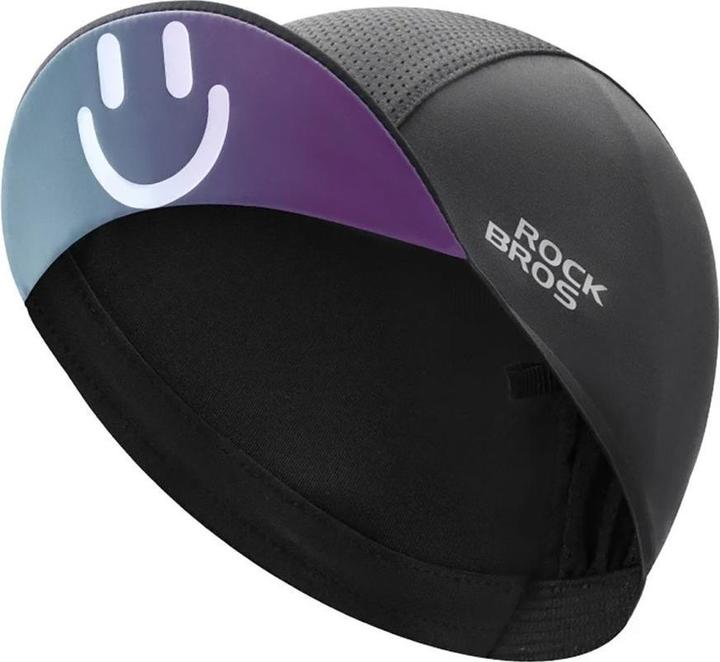 Actual product image Rockbros 18230005001 cycling cap with peak - black
