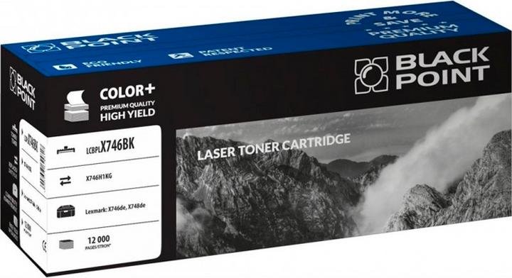 Image du produit Blackpoint Toner noir Point LCBPLX746BK | noir | 12 000 pp | Lexmark X746 / X748