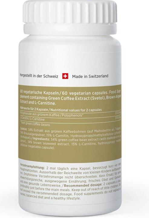 Immagine prodotto Kingnature Coffea Vida 200 mg capsule di estratto di caffè verde (60 Pezzo/i, Pillole, 60 g)