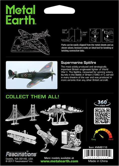 Produktbild Metal Earth Supermarine Spitfire