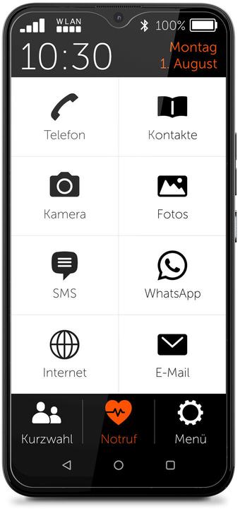 Produktbild Gigaset GS5 senior (64 GB, Dark Titanium Grey, 6.30", Dual SIM, 48 Mpx, 4G)