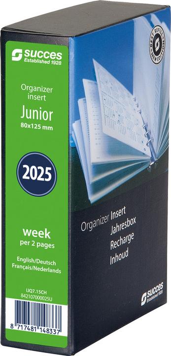 Produktbild Succes Junior Jahresinhalt komplett Januar - Dezember (8 x 12.5 cm, Deutsch, Englisch, Italienisch, Französisch)