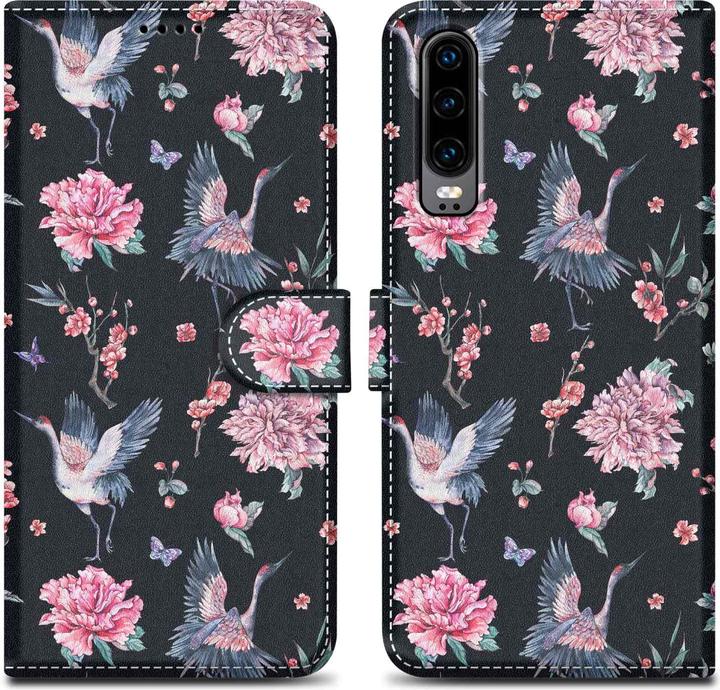 Produktbild Cadorabo Book Hülle mit Print (Huawei P30)