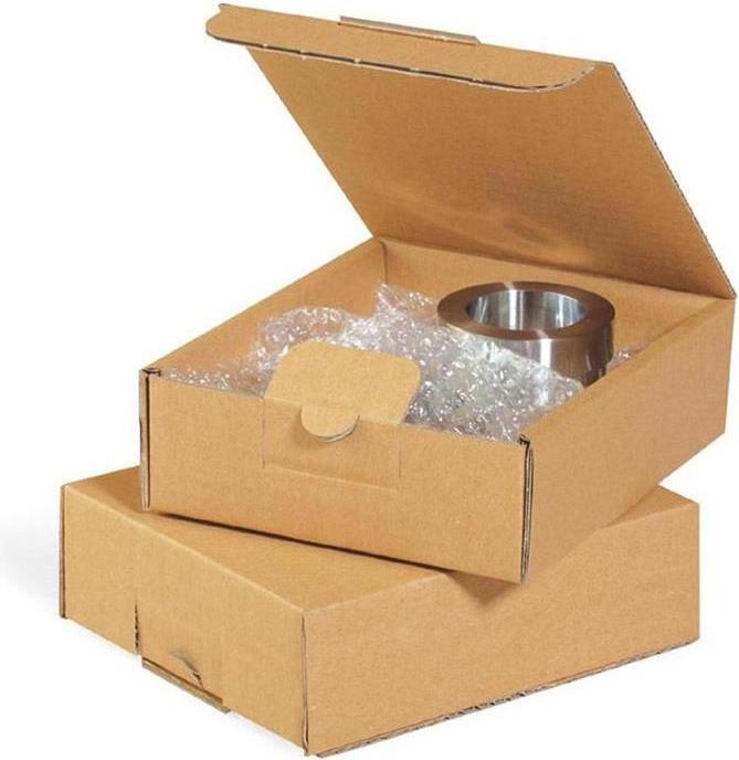 Produktbild Transpak Klappschachtel 1-wellig Masse 159x125x45mm A6 Qualität 1.10 E braun Maxi-Brief braun (50 x)