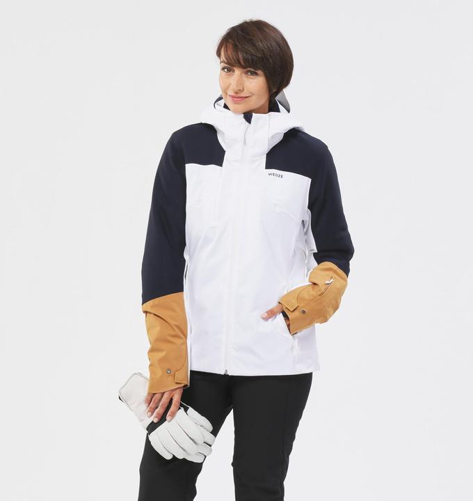 Immagine prodotto Wedze Giacca da sci donna 500 sport - bianco/navy/marrone (XL)