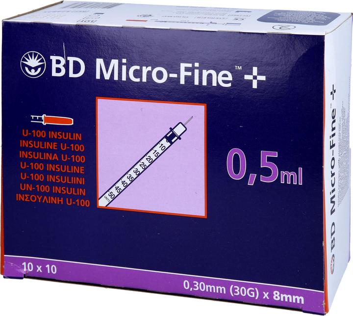 BD + U100 Insulin Spritzen (Insulinspritze)