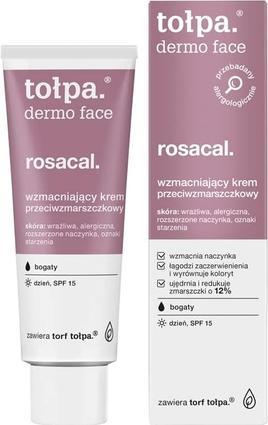 Produktbild Tołpa Dermo Face Rosacal Anti-Falten Tagescreme 40ml (40 ml, Tagescreme, SPF 15)