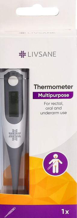 Produktbild Livsane Multifunktions-Thermometer (Rektal, Achselhöhle, Mund)