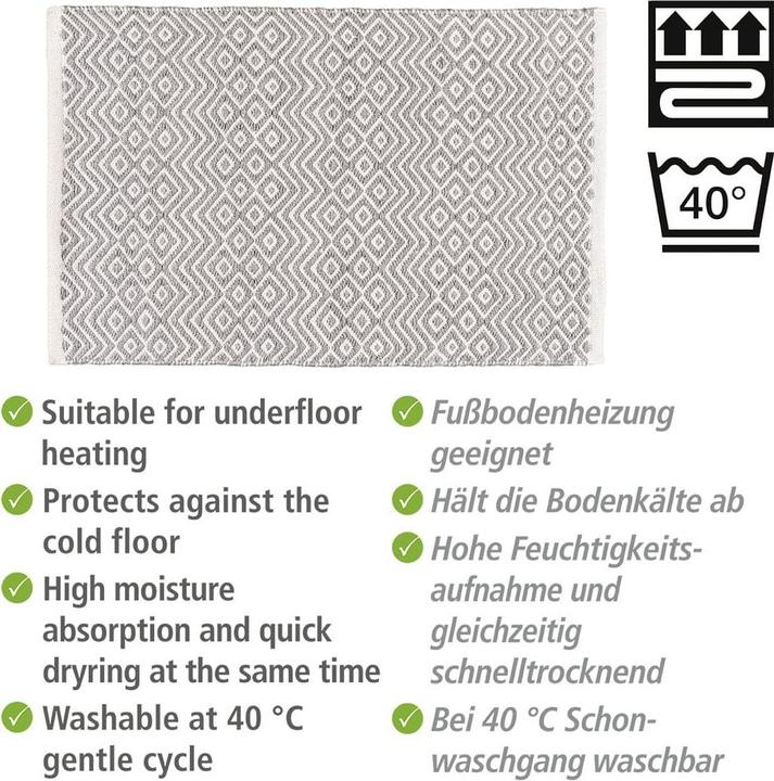 Actual product image Wenko Bath rug 'Abai' (80 x 50 cm)