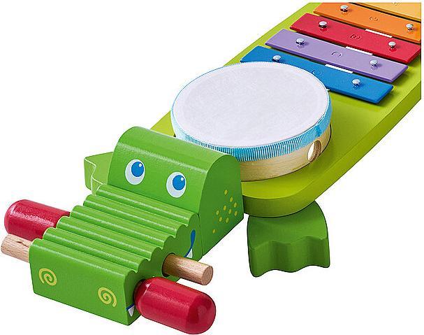 Actual product image Haba Sound Crocodile (French, Italian, German, English)