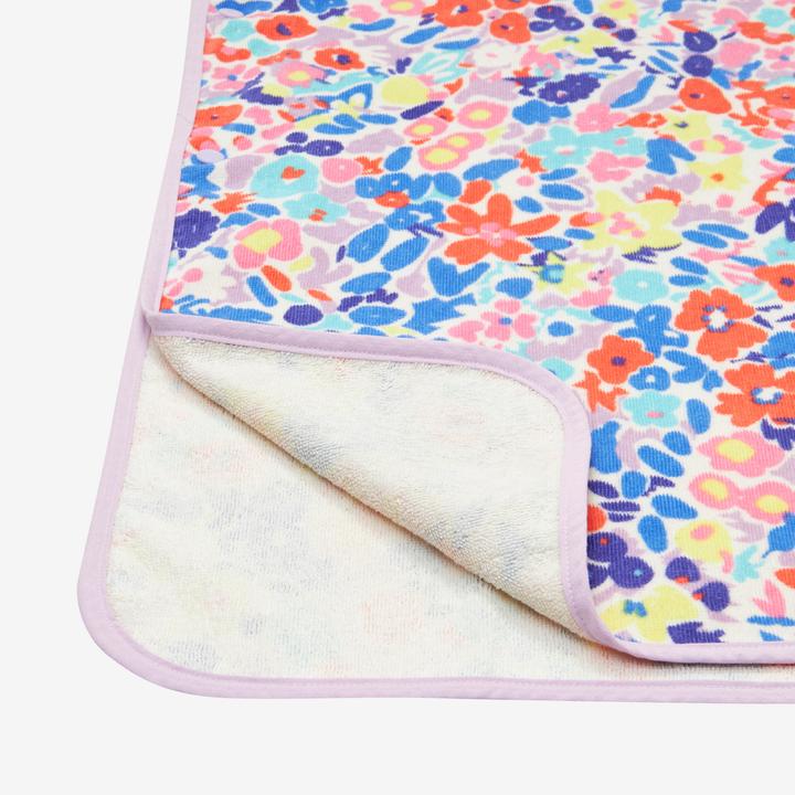 Produktbild Olaian Surf-Poncho Kinder 110 bis 135 cm 500 Daisy (75 x 60 cm)