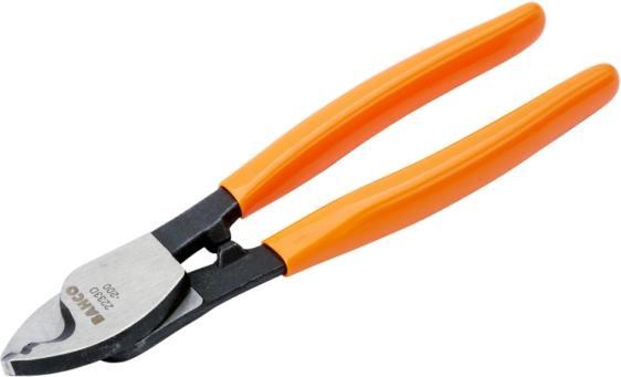 Produktbild Bahco 2233D-200IP, Wire cutting pliers, 3 cm, 2.8 cm, 1.2 cm, Carbon steel, PVC, Orange (200 mm)