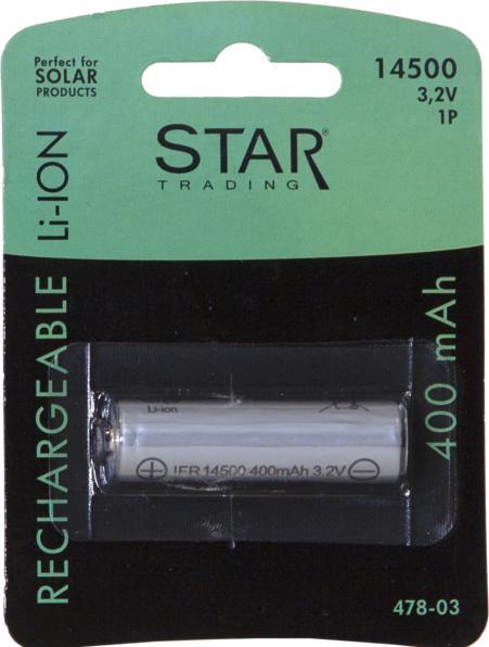Produktbild Star Trading Batterie (1 Stk., AA, 400 mAh)