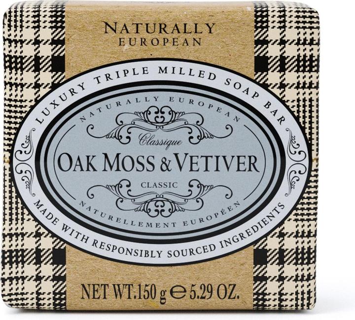 Actual product image The Somerset Toiletry Company Soap bar Naturally European - Oakmoss & Vetiver, 150g