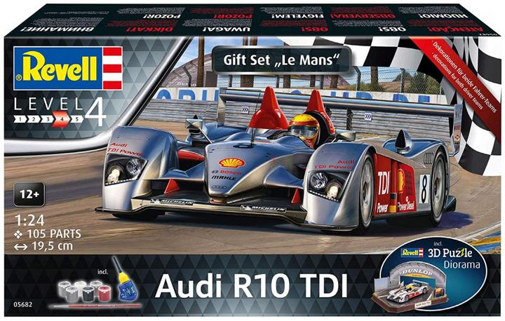 Actual product image Revell Gift Set Audi R10 TDI Le Mans + 3D Puzzle Diorama