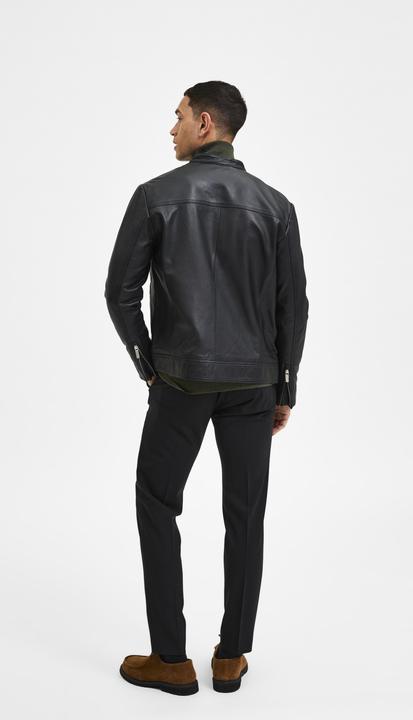 Immagine prodotto Selected Homme Giacca di pelle classica (L)