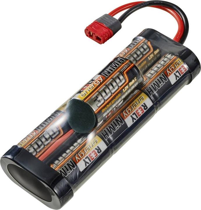Reely Model making battery pack (NiMh) 8.4 V 3000 mAh Number of cells: 7 Sub-C Hump T-Ste (8.40 V, 3000 mAh)