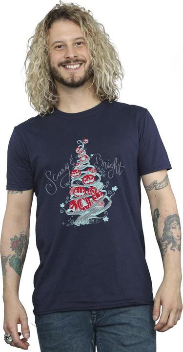 Image du produit Disney - T-shirt THE NIGHTMARE BEFORE CHRISTMAS SCARY & BRIGHT - Homme (XL)