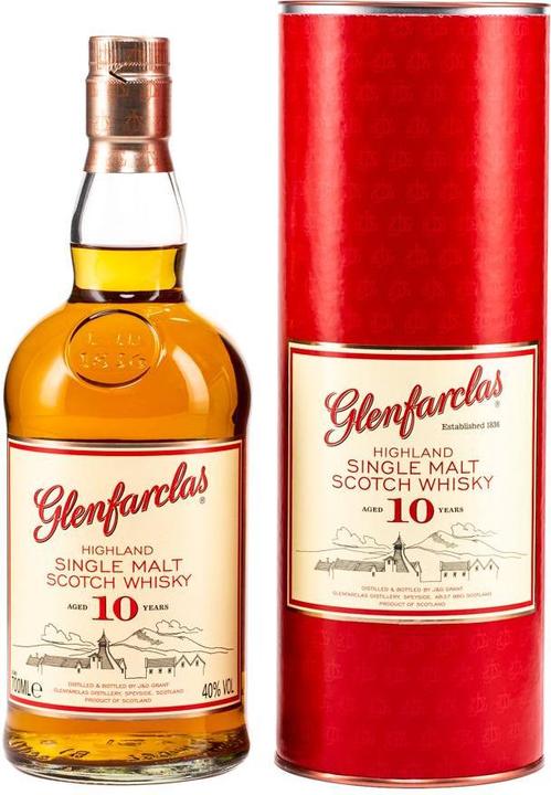 Produktbild Glenfarclas 10 Years (Single Malt, Scotch Whisky, 1 x 70 cl)