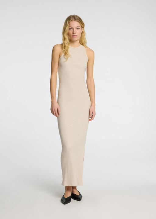 Actual product image Selected Femme Rippmuster Baumwoll Maxikleid (S)