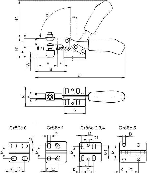 Immagine prodotto Amf Morsetto orizzontale (78 mm)