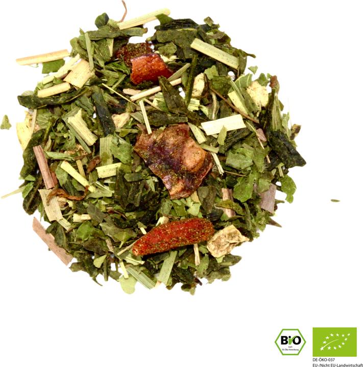 Actual product image Urban Tea Factory Body Defence - Green tea blend with moringa & turmeric - organic glass